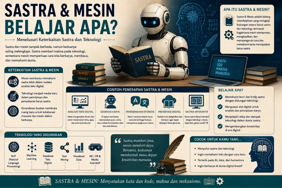 Sastra Mesin Belajar Apa: Menelusuri Keterkaitan Teknologi dan Humaniora