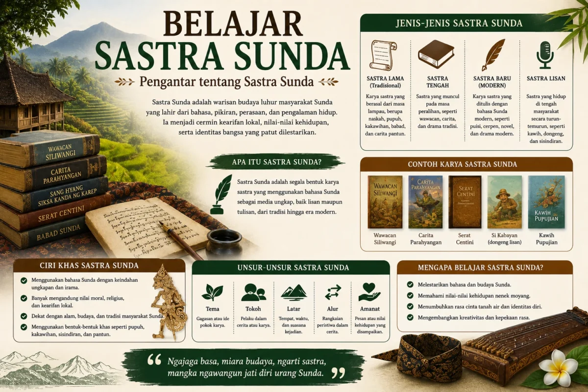 Belajar Sastra Sunda Pengantar tentang Sastra Sunda