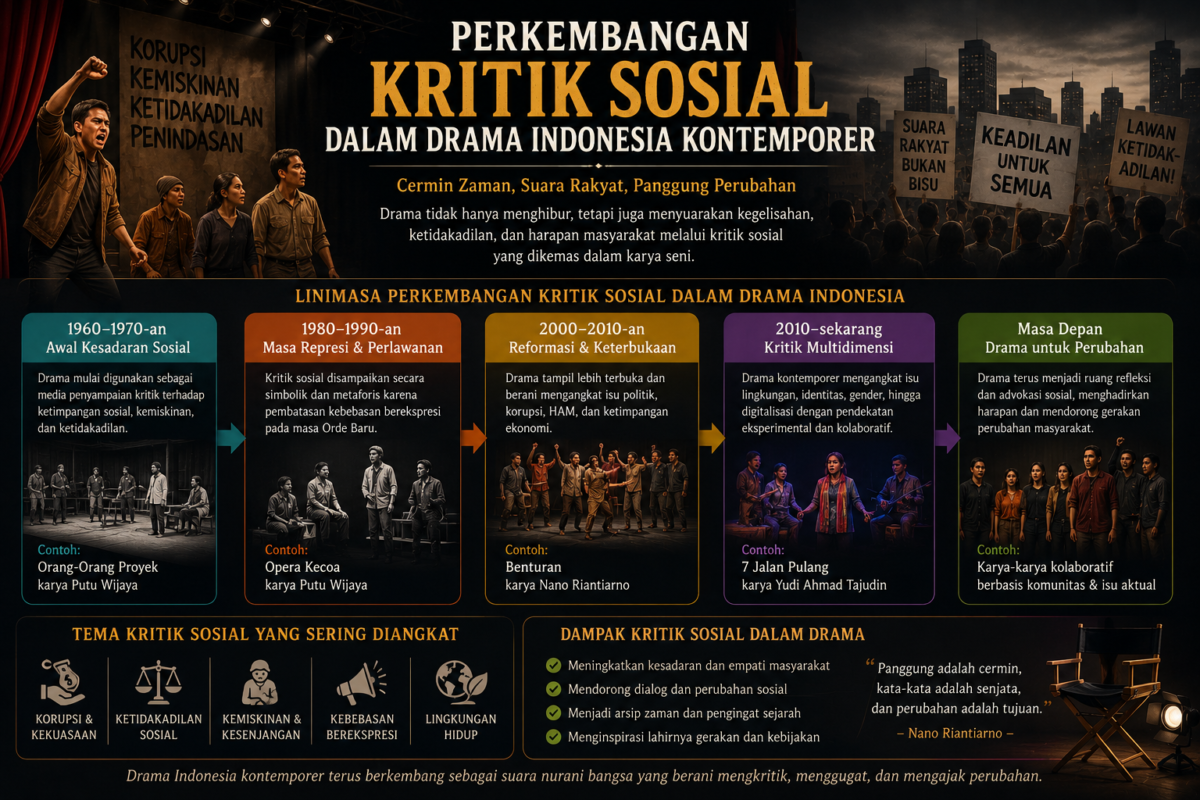 Perkembangan Kritik Sosial Drama Indonesia Kontemporer