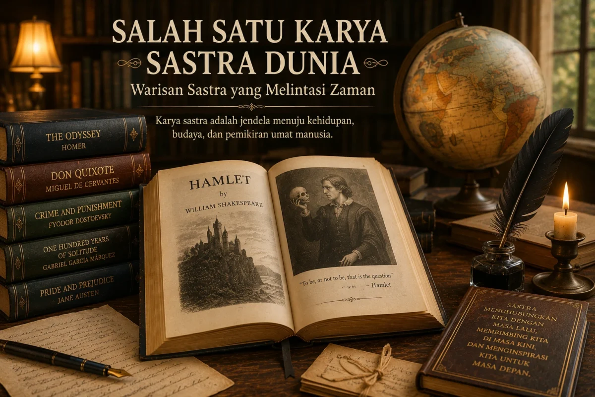 Ensiklopedia Sastra Dunia: Referensi Lengkap Tentang Karya dan Tokoh Sastra Global