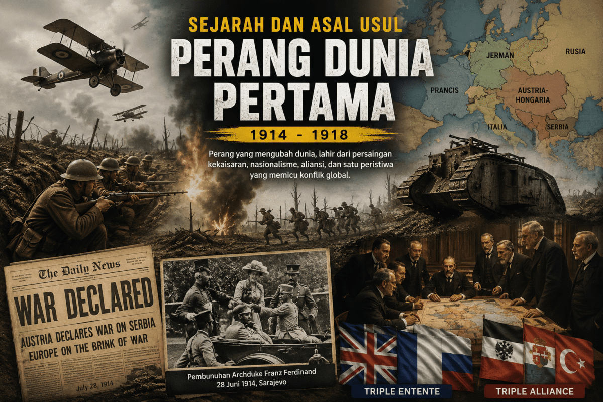 Sejarah dan Asal Usul Perang Dunia Pertama 1914–1918