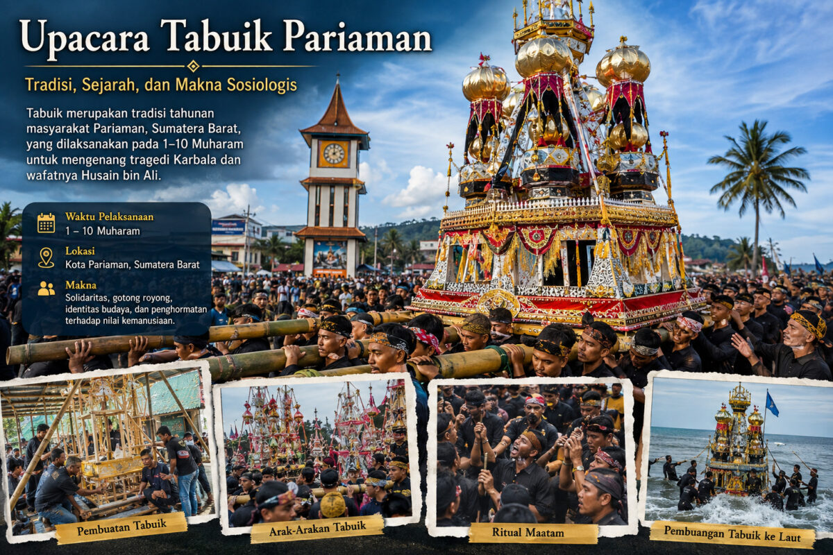 Sejarah upacara Tabuik Pariaman dan tradisi budaya masyarakat Sumatera Barat