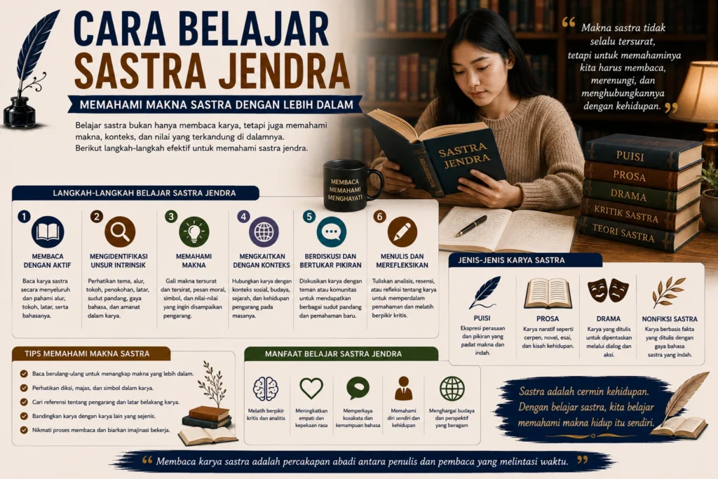 Cara Belajar Sastra Jendra Memahami Makna Sastra Jendra