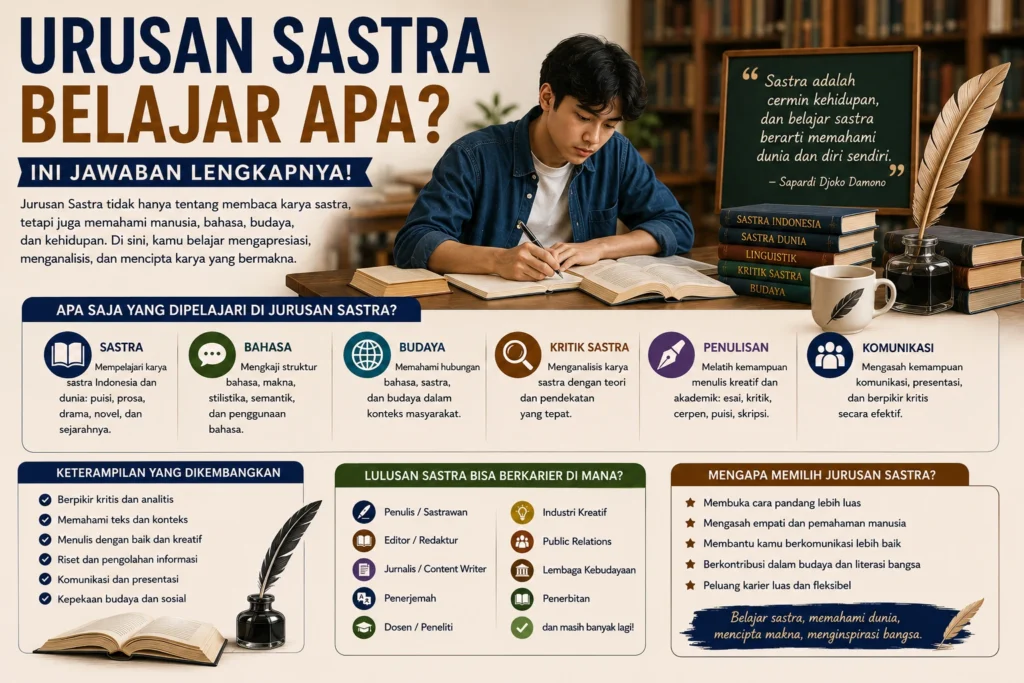Urusan Sastra Belajar Apa? Ini Jawaban Lengkapnya