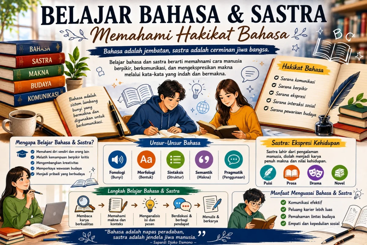 Belajar Bahasa Sastra Memahami Hakikat Bahasa Sastra