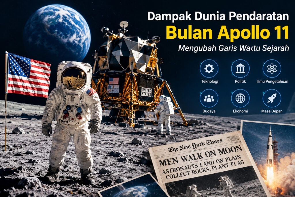 Dampak dunia pendaratan bulan Apollo 11 terhadap dunia