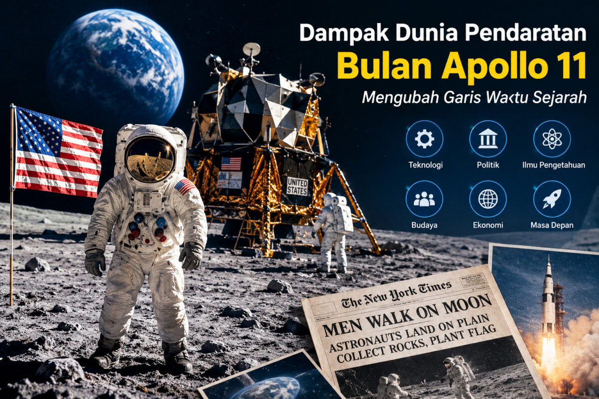 Dampak dunia pendaratan bulan Apollo 11 terhadap dunia