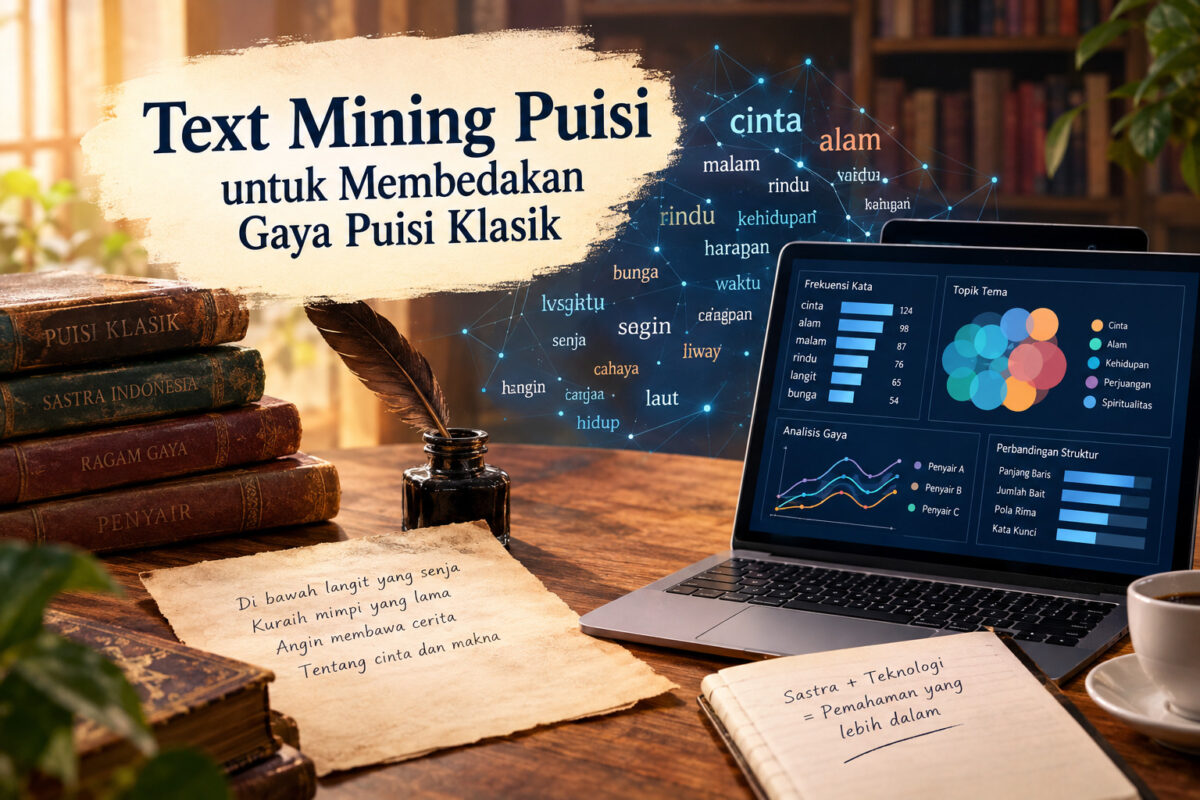 Text mining puisi untuk membedakan gaya puisi klasik